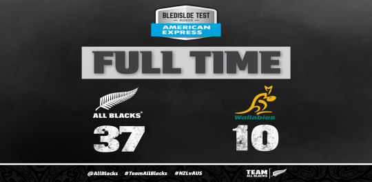 All Blacks v Wallabies Bledisloe Cup 